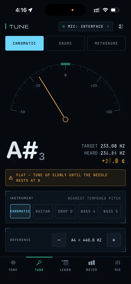 OCTAV Chromatic Tuner